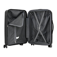 IZOD Sabina Lightweight Polypropylene Hard Shell 3 Piece Luggage Set - 20", 24", and 28" Sizes