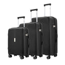 IZOD Sabina Lightweight Polypropylene Hard Shell 3 Piece Luggage Set - 20", 24", and 28" Sizes