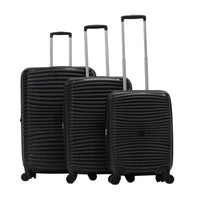 IZOD Scarlett Polypropylene Hard shell Expandable Lightweight 360 Dual Spinning Wheels Combo Lock 28", 24", 20" 3 Piece Luggage Set