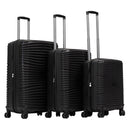 IZOD Scarlett Polypropylene Hard shell Expandable Lightweight 360 Dual Spinning Wheels Combo Lock 28", 24", 20" 3 Piece Luggage Set