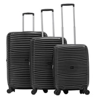 IZOD Scarlett Polypropylene Hard shell Expandable Lightweight 360 Dual Spinning Wheels Combo Lock 28", 24", 20" 3 Piece Luggage Set