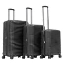 IZOD Scarlett Polypropylene Hard shell Expandable Lightweight 360 Dual Spinning Wheels Combo Lock 28", 24", 20" 3 Piece Luggage Set