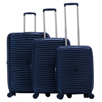 IZOD Scarlett Polypropylene Hard shell Expandable Lightweight 360 Dual Spinning Wheels Combo Lock 28", 24", 20" 3 Piece Luggage Set