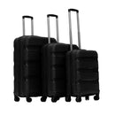 IZOD Baka Polypropylene Hard shell Expandable Lightweight 360 Dual Spinning Wheels Combo Lock 28", 24", 20" 3 Piece Luggage Set