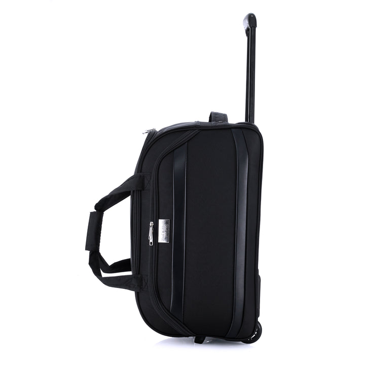 Isaac Mizrahi Movi 20 Inch Carry-On Soft Shell Rolling Duffel Bag