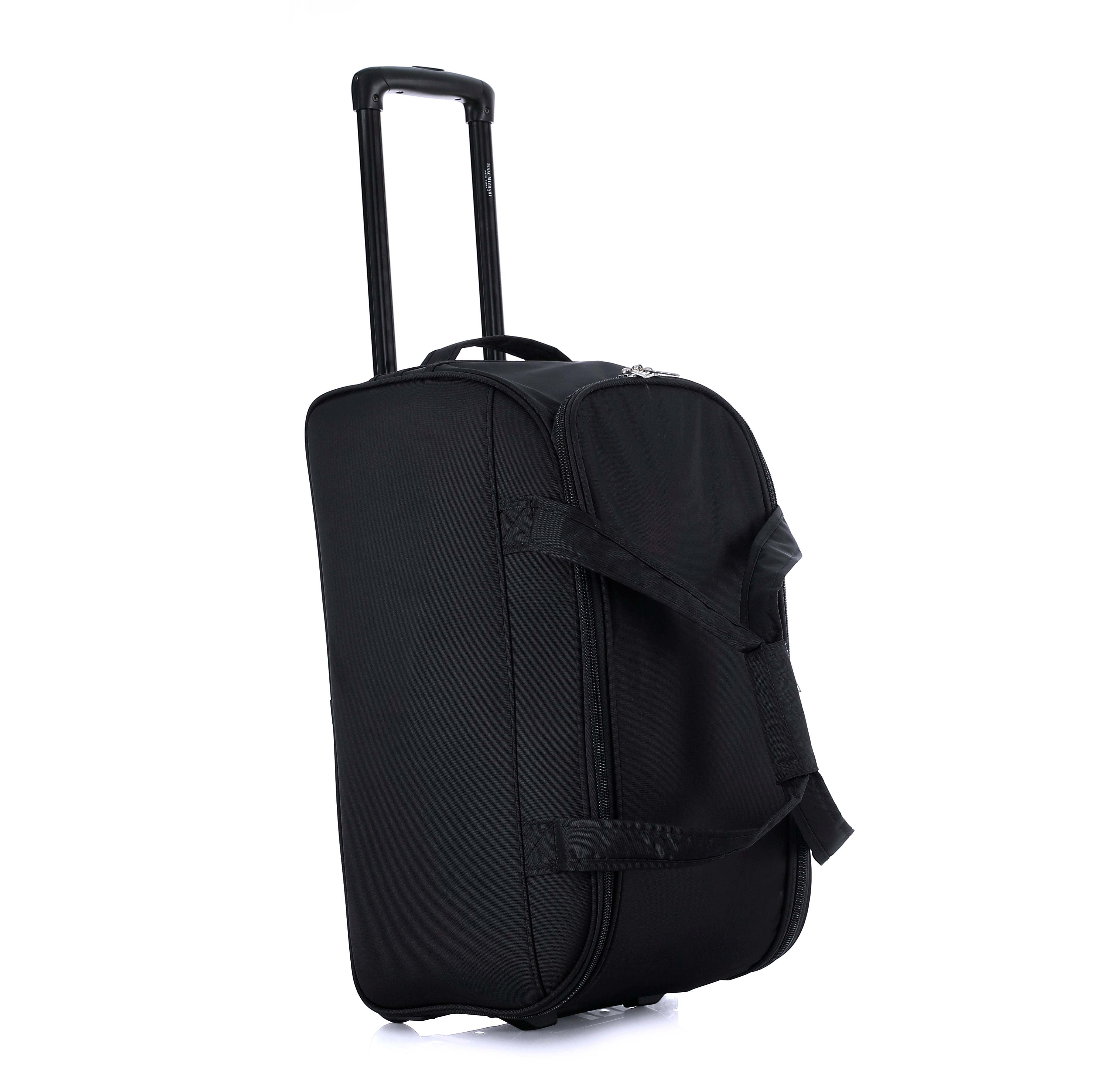 Isaac Mizrahi Movi 20 Inch Carry-On Soft Shell Rolling Duffel Bag