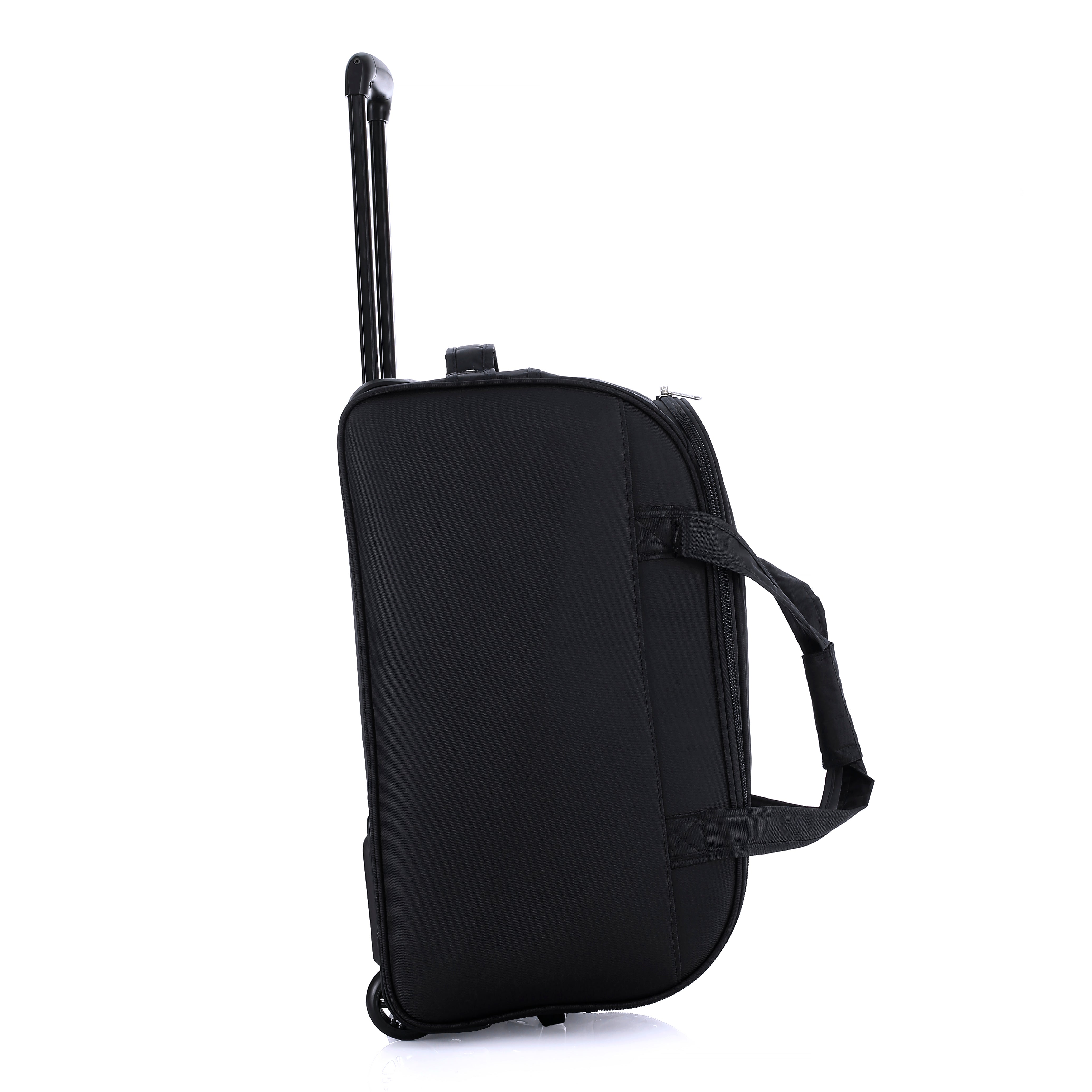 Isaac Mizrahi Movi 20 Inch Carry-On Soft Shell Rolling Duffel Bag
