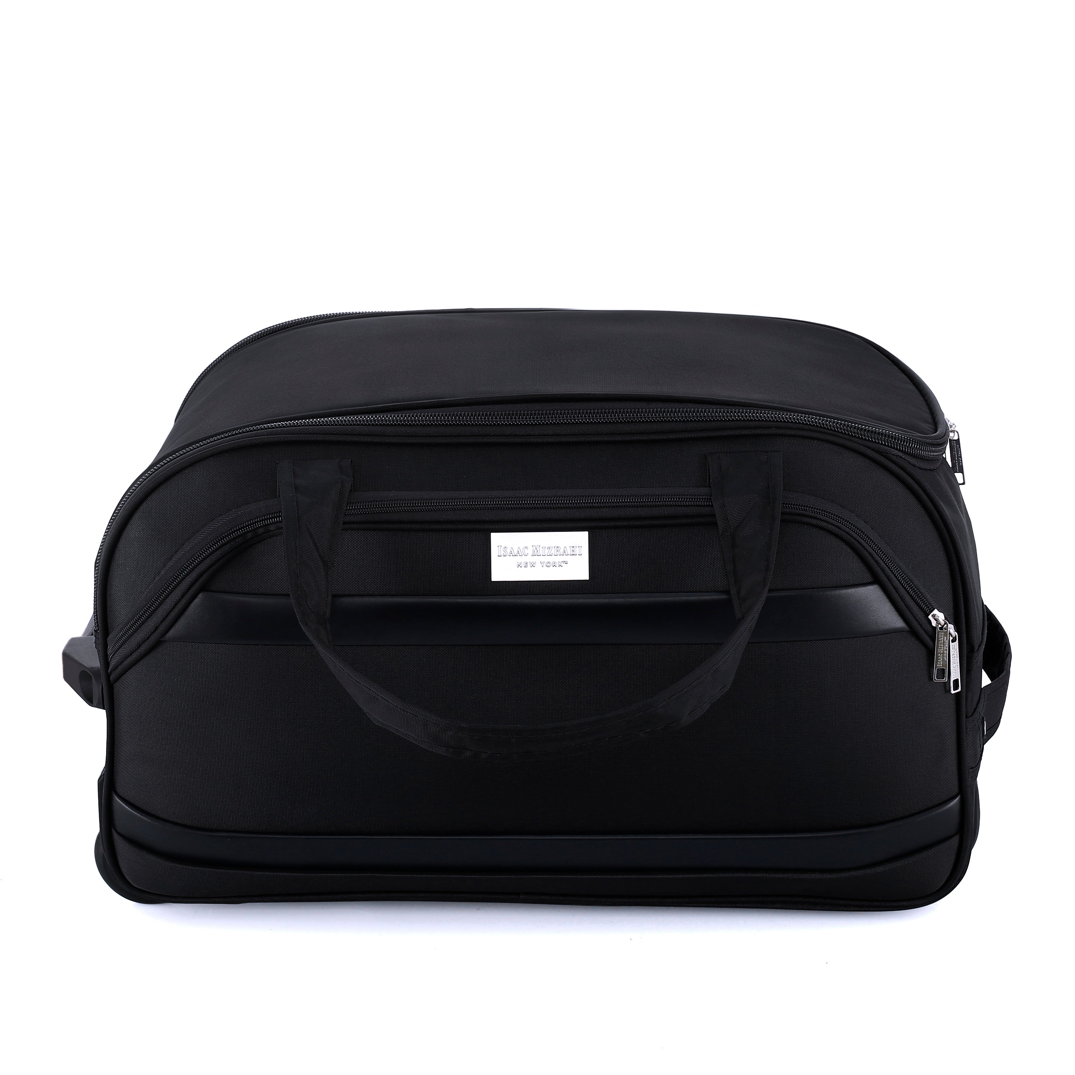 Isaac Mizrahi Movi 20 Inch Carry-On Soft Shell Rolling Duffel Bag