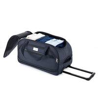 Isaac Mizrahi Movi 20 Inch Carry-On Soft Shell Rolling Duffel Bag