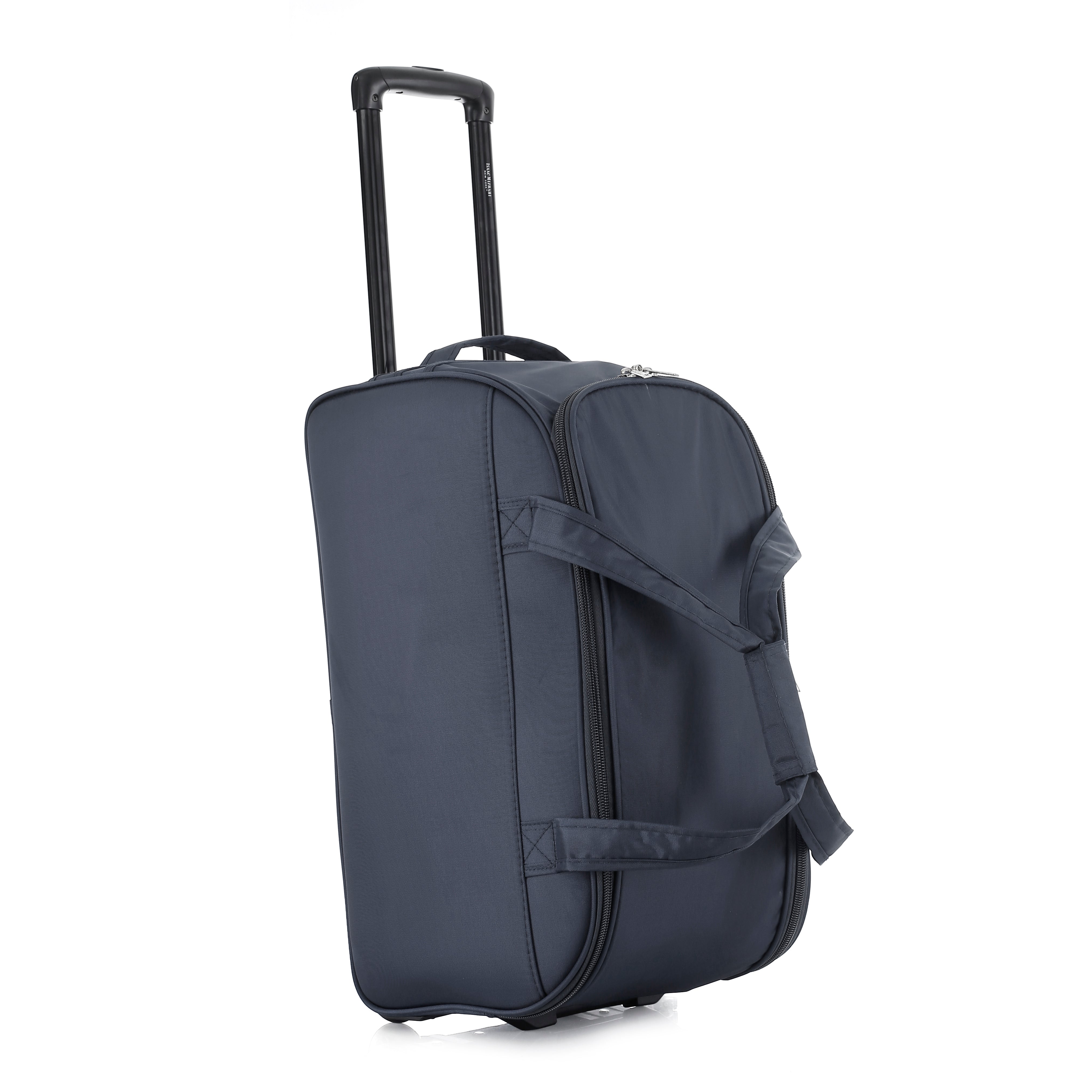 Isaac Mizrahi Movi 20 Inch Carry-On Soft Shell Rolling Duffel Bag