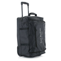 Isaac Mizrahi Onyx 22 Inch Carry-On Softside Rolling Duffel Travel Bag