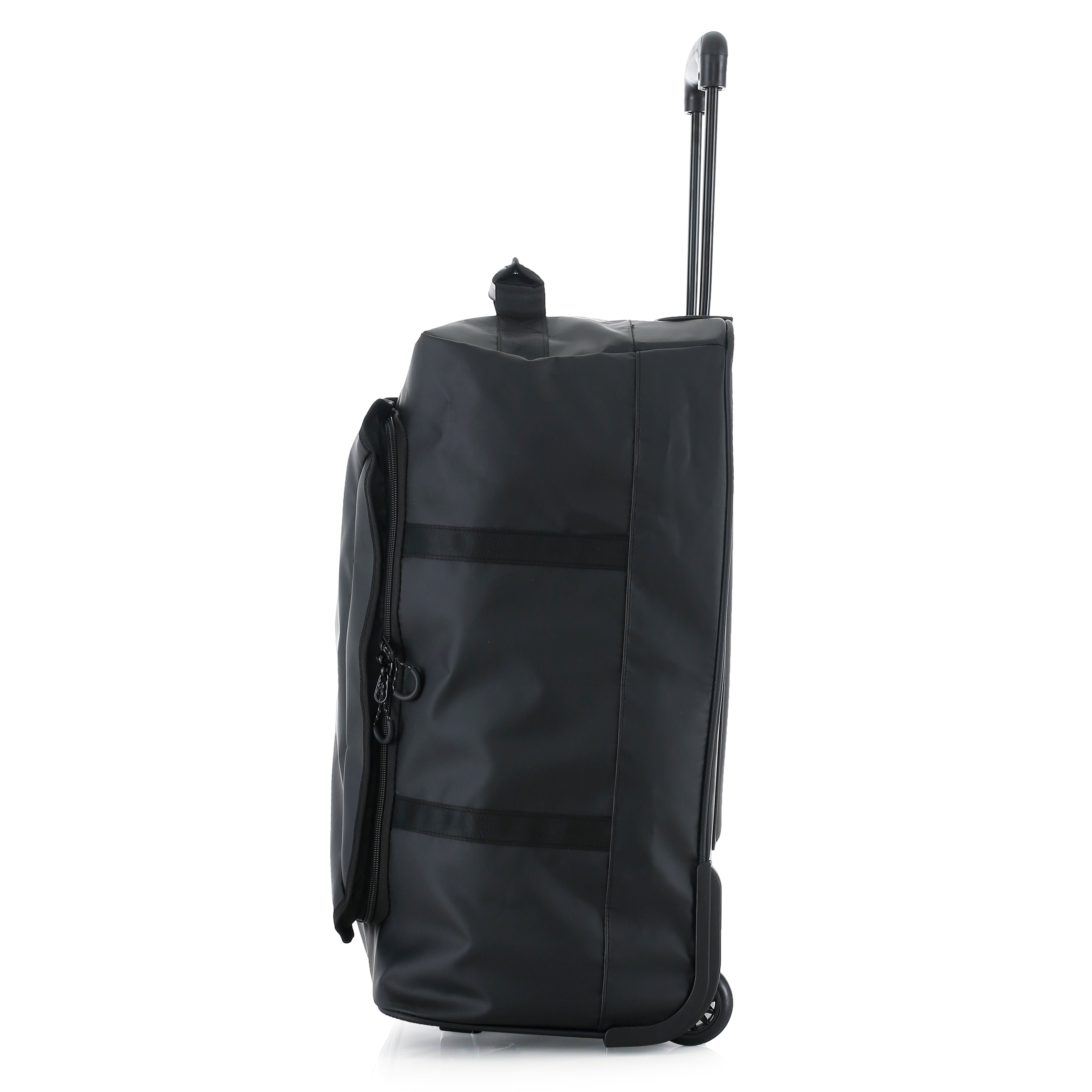 Isaac Mizrahi Onyx 22 Inch Carry-On Softside Rolling Duffel Travel Bag