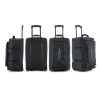 Isaac Mizrahi Onyx 22 Inch Carry-On Softside Rolling Duffel Travel Bag
