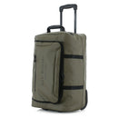 Isaac Mizrahi Onyx 22 Inch Carry-On Softside Rolling Duffel Travel Bag