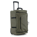 Isaac Mizrahi Onyx 22 Inch Carry-On Softside Rolling Duffel Travel Bag