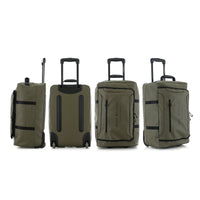 Isaac Mizrahi Onyx 22 Inch Carry-On Softside Rolling Duffel Travel Bag
