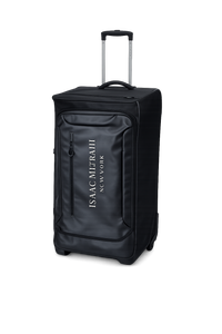 Isaac Mizrahi Onyx 22 Inch Carry-On Softside Rolling Duffel Travel Bag