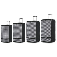 Isaac Mizrahi Lux Softside Rolling Duffel 4 Piece Travel Set
