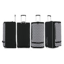 Isaac Mizrahi Lux Softside Rolling Duffel 4 Piece Travel Set