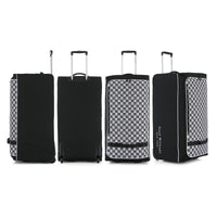 Isaac Mizrahi Lux Softside Rolling Duffel 4 Piece Travel Set