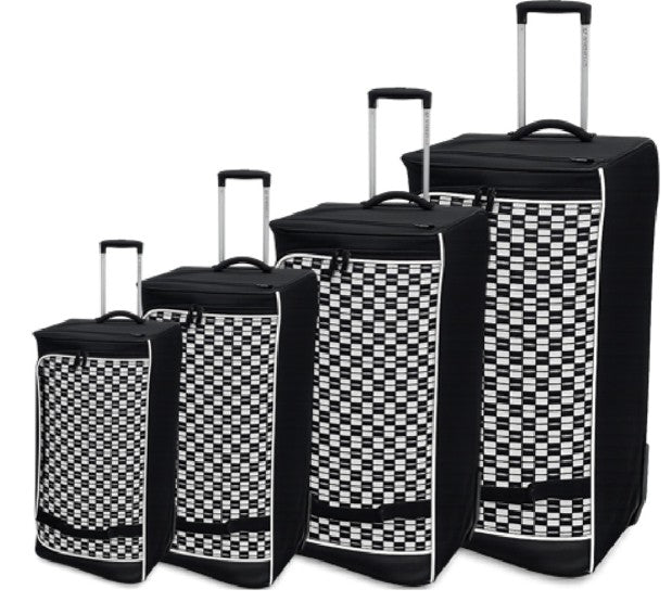 Isaac Mizrahi Lux Softside Rolling Duffel 4 Piece Travel Set