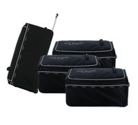 Isaac Mizrahi Aster Softside Rolling Duffel 4 Piece Travel Set