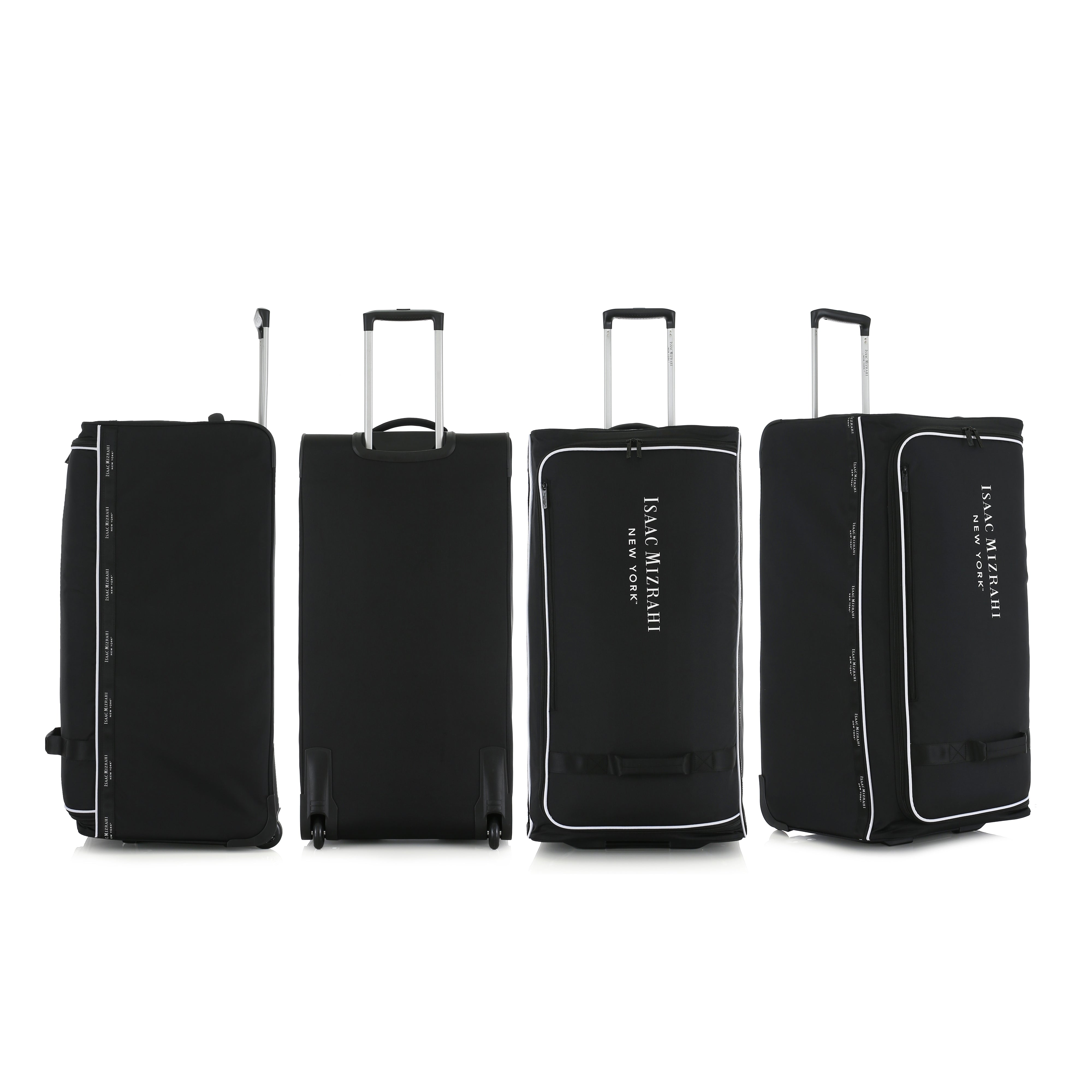 Isaac Mizrahi Aster Softside Rolling Duffel 4 Piece Travel Set