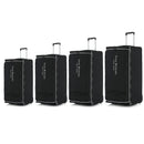 Isaac Mizrahi Aster Softside Rolling Duffel 4 Piece Travel Set