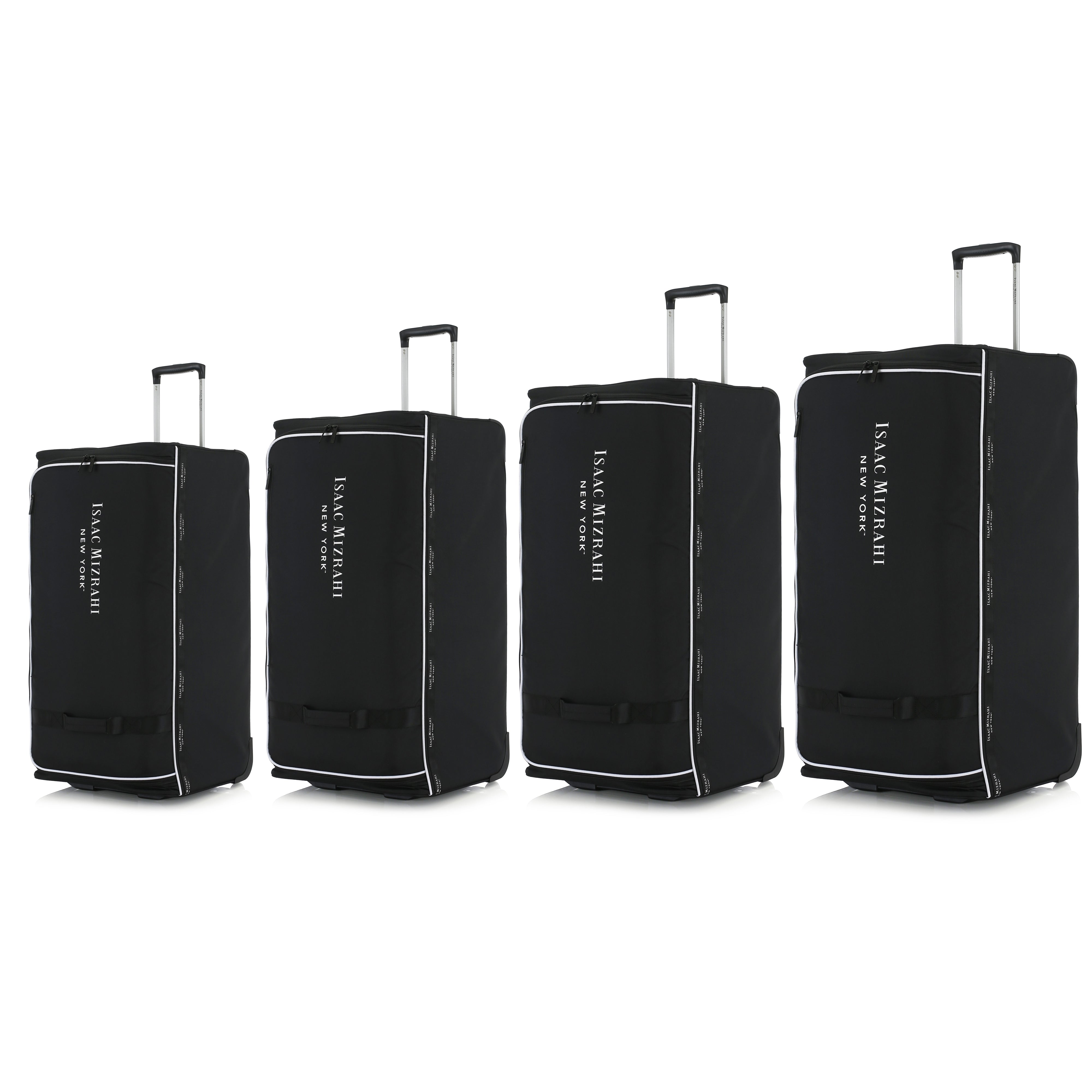 Isaac Mizrahi Aster Softside Rolling Duffel 4 Piece Travel Set