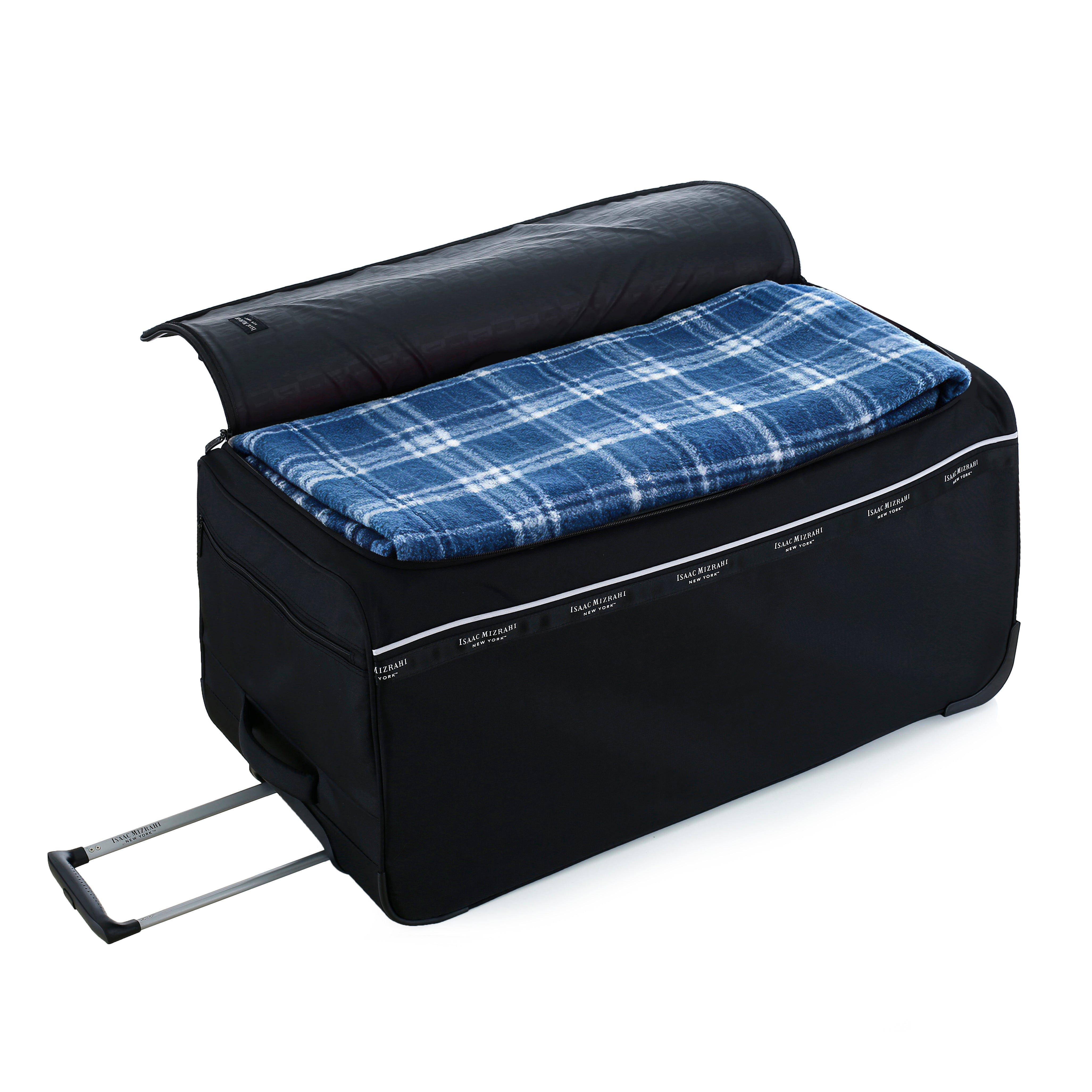 Isaac Mizrahi Aster Softside Rolling Duffel 4 Piece Travel Set