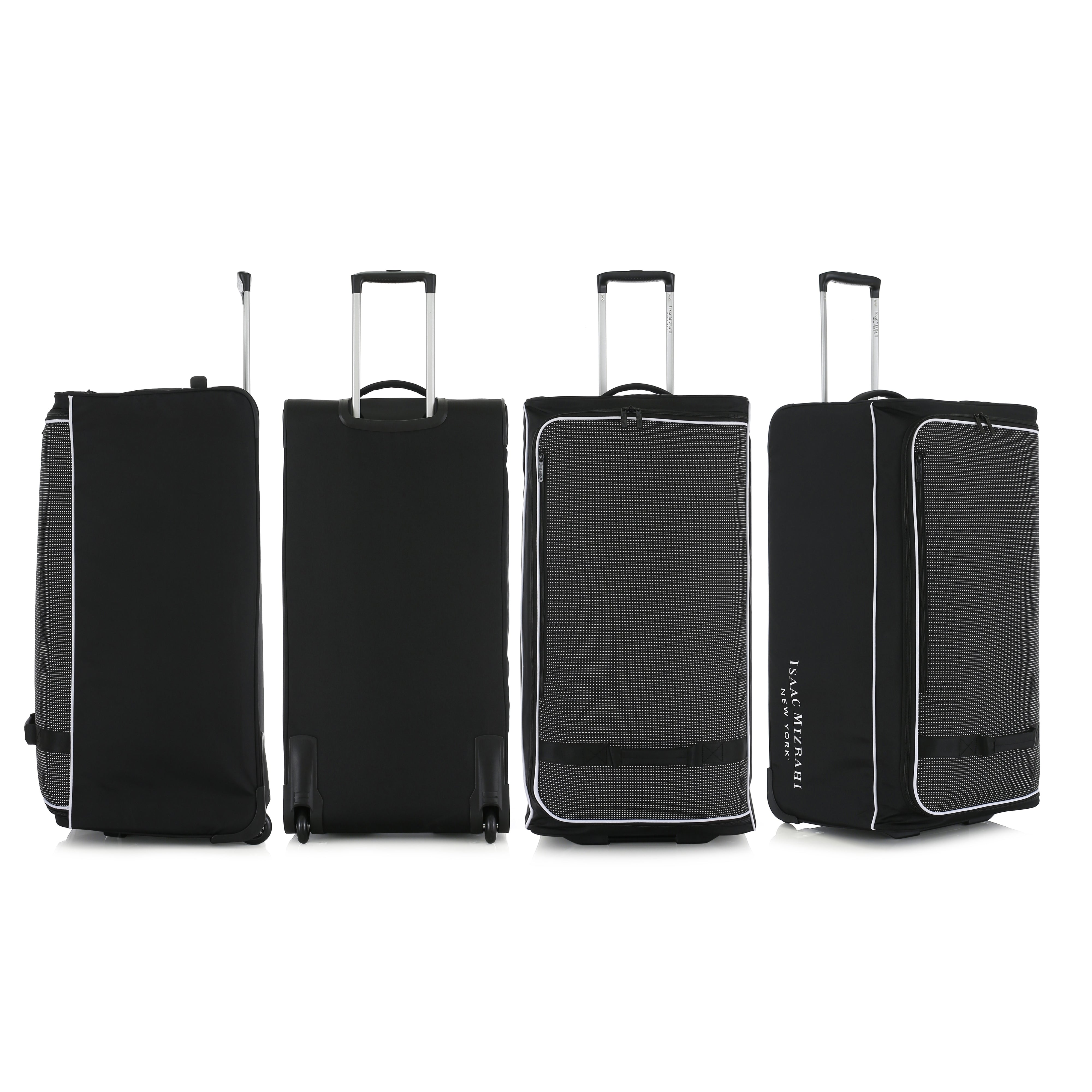 Isaac Mizrahi SOL Softside Rolling Duffel 4 Piece Travel Set