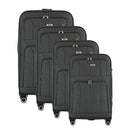 Grace Soft side Lightweight Expandable with 360° Dual Spinning Wheels and Combo Lock – Includes 32", 28", 24", 20" 4-Piece Luggage Set