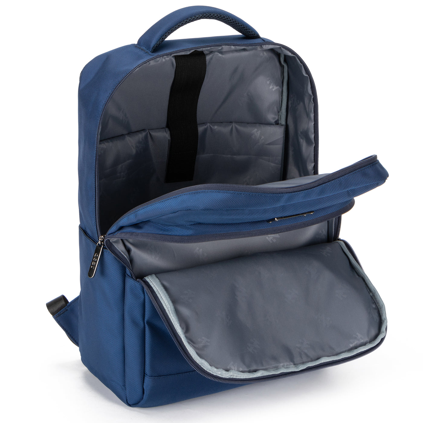 IZOD ALCI Business Travel Slim Durable Laptop Backpack USB Charging Port, Computer Bag Fits 15.6 Inch Laptop Notebook