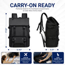 IZOD Escape Travel Carry-On Laptop Backpack with USB Port
