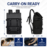 IZOD Escape Travel Carry-On Laptop Backpack with USB Port