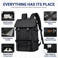 IZOD Escape Travel Carry-On Laptop Backpack with USB Port