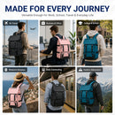IZOD Escape Travel Carry-On Laptop Backpack with USB Port