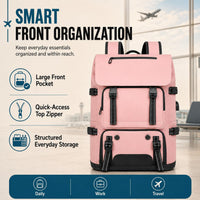IZOD Escape Carry-On Travel Backpack, Fits 15.6-Inch Laptop, USB Charging Port and Shoe Compartment