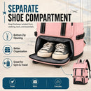 IZOD Escape Carry-On Travel Backpack, Fits 15.6-Inch Laptop, USB Charging Port and Shoe Compartment