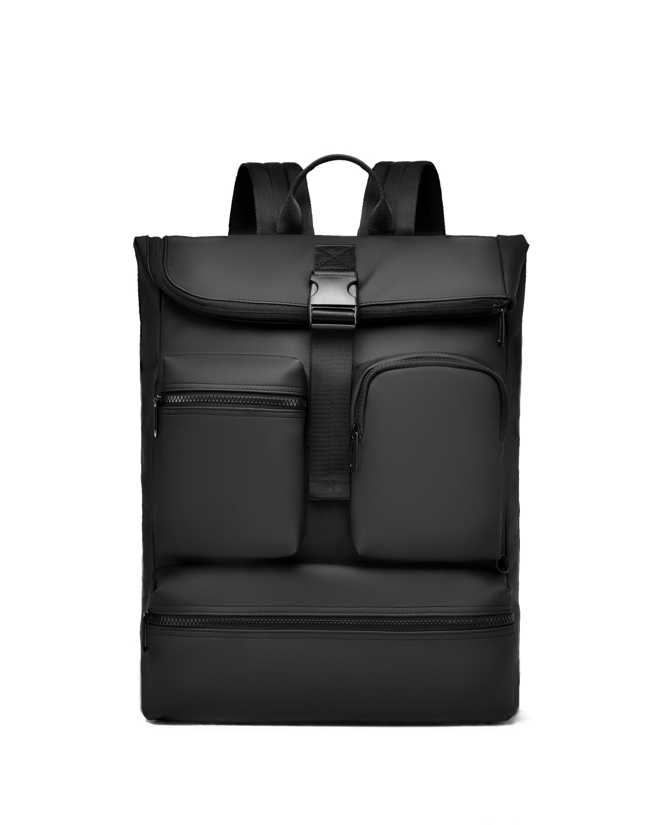 IZOD Milan Modern Roll-Top Travel Carry-On Backpack