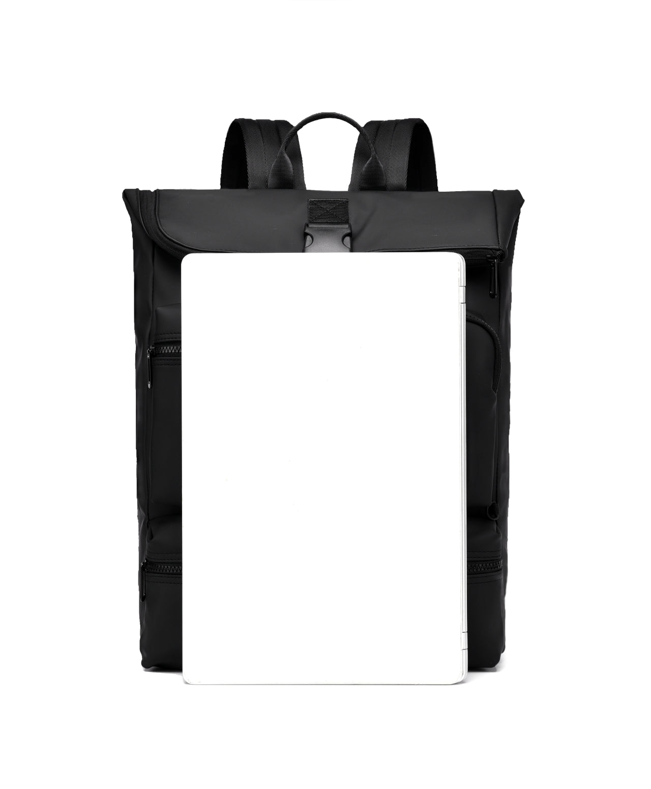 IZOD Milan Modern Roll-Top Travel Carry-On Backpack
