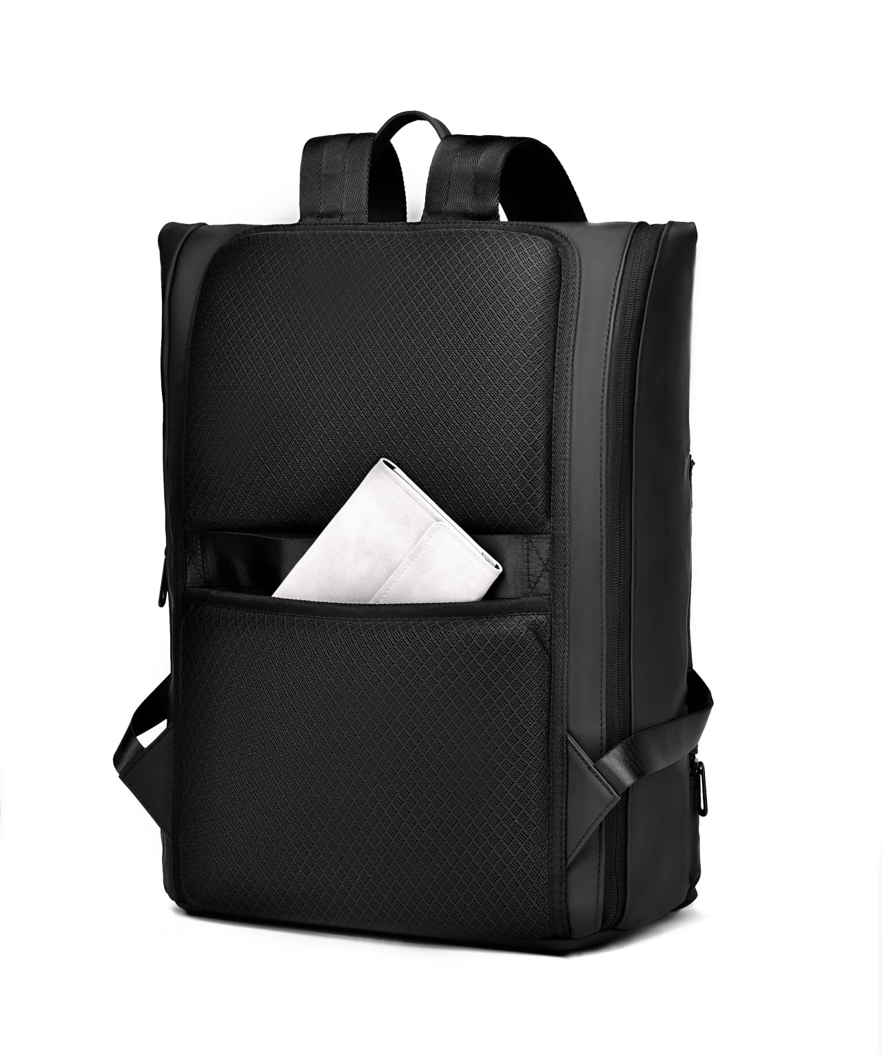 IZOD Milan Modern Roll-Top Travel Carry-On Backpack