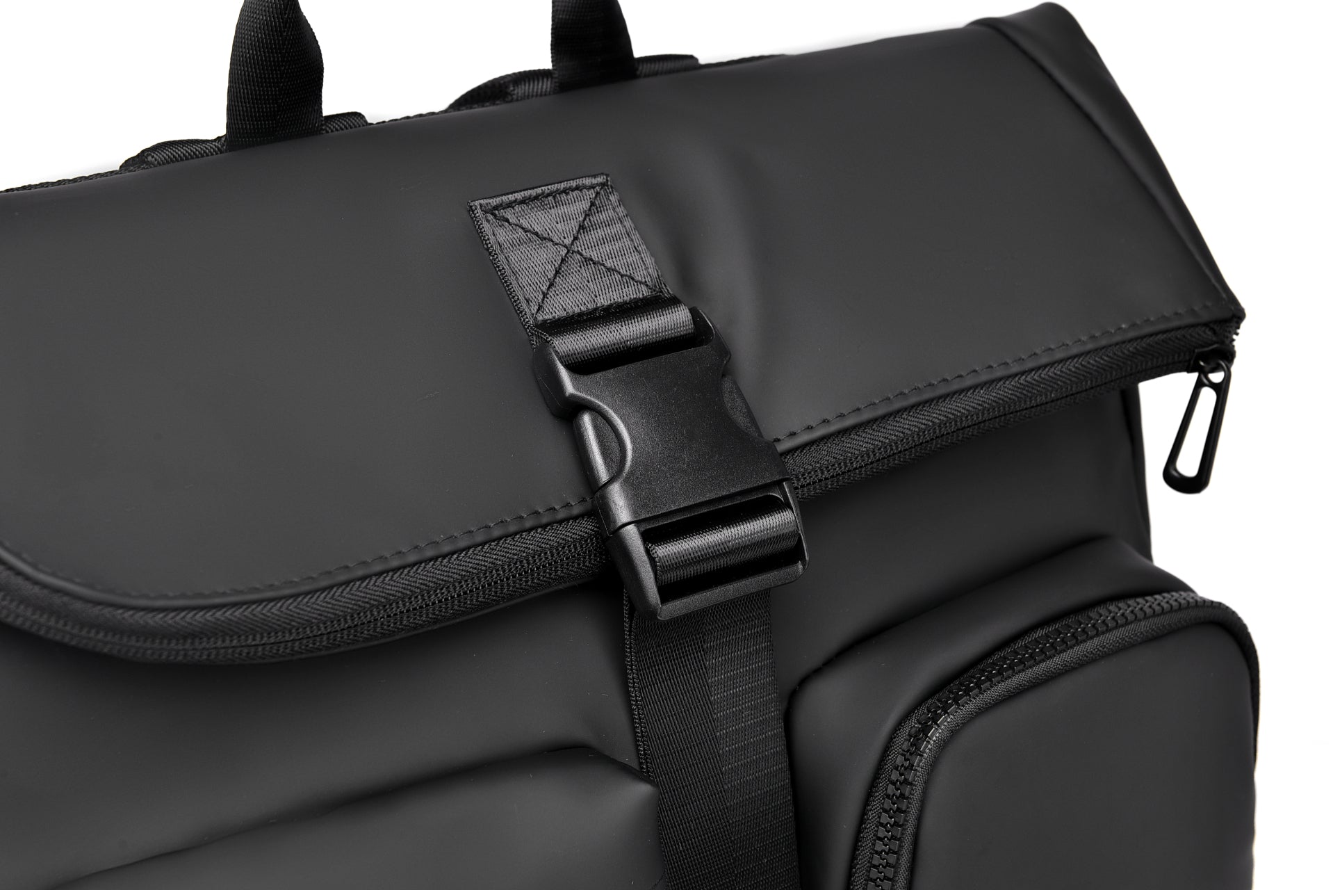 IZOD Milan Modern Roll-Top Travel Carry-On Backpack
