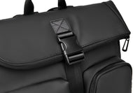 IZOD Milan Modern Roll-Top Travel Carry-On Backpack