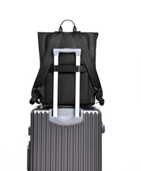 IZOD Milan Modern Roll-Top Travel Carry-On Backpack