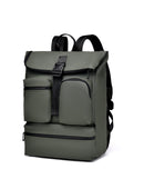 IZOD Milan Modern Roll-Top Travel Carry-On Backpack