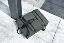 IZOD Milan Modern Roll-Top Travel Carry-On Backpack