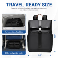 IZOD Monaco Modern Carry-On Laptop Travel Backpack