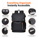 IZOD Orion Modern Carry-On Laptop Travel Backpack with USB Port