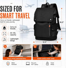 IZOD Orion Modern Carry-On Laptop Travel Backpack with USB Port, Fits 15.6" Laptop